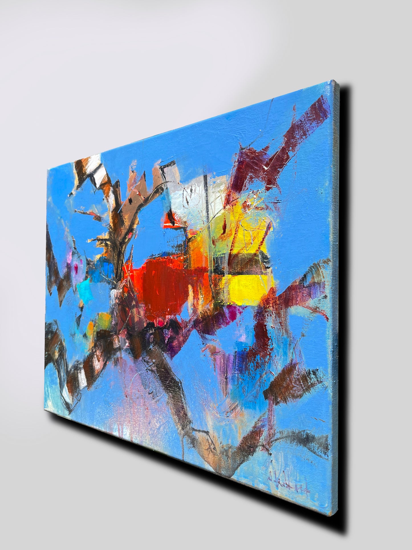 Looking up at a tree