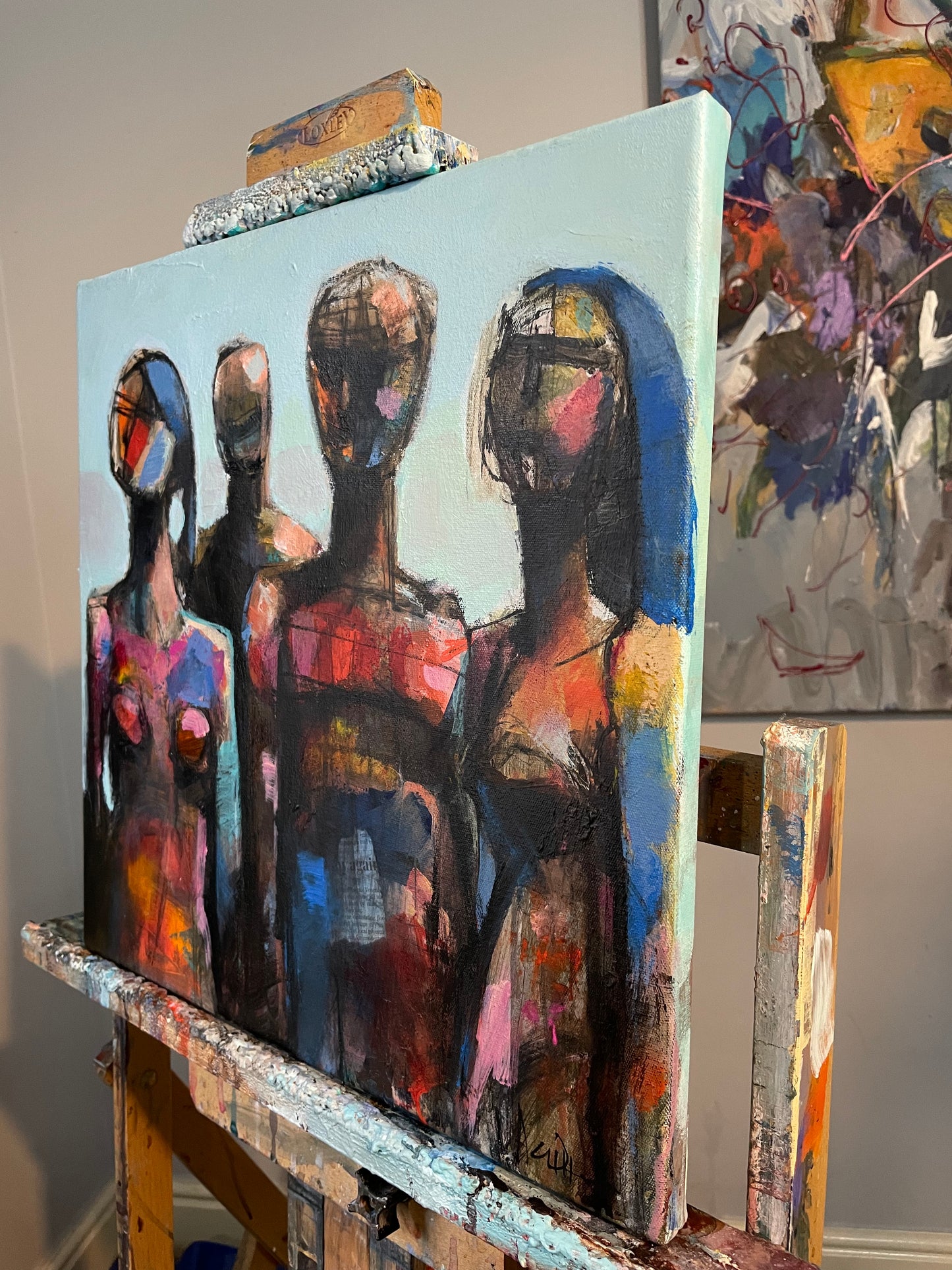 Waiting for the sun 18x18” - Sold