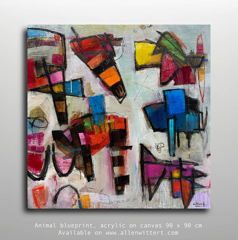 Blueprint 90 x 90 x 5 cm