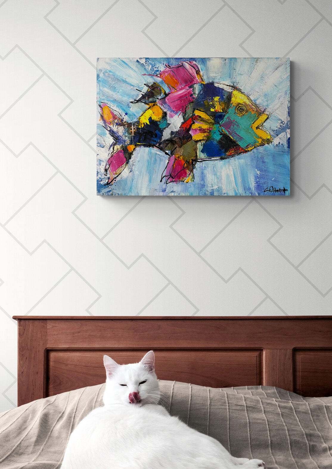 Coral Chaser / Australian Reef Barker  70 x 50 x 4.85 cm