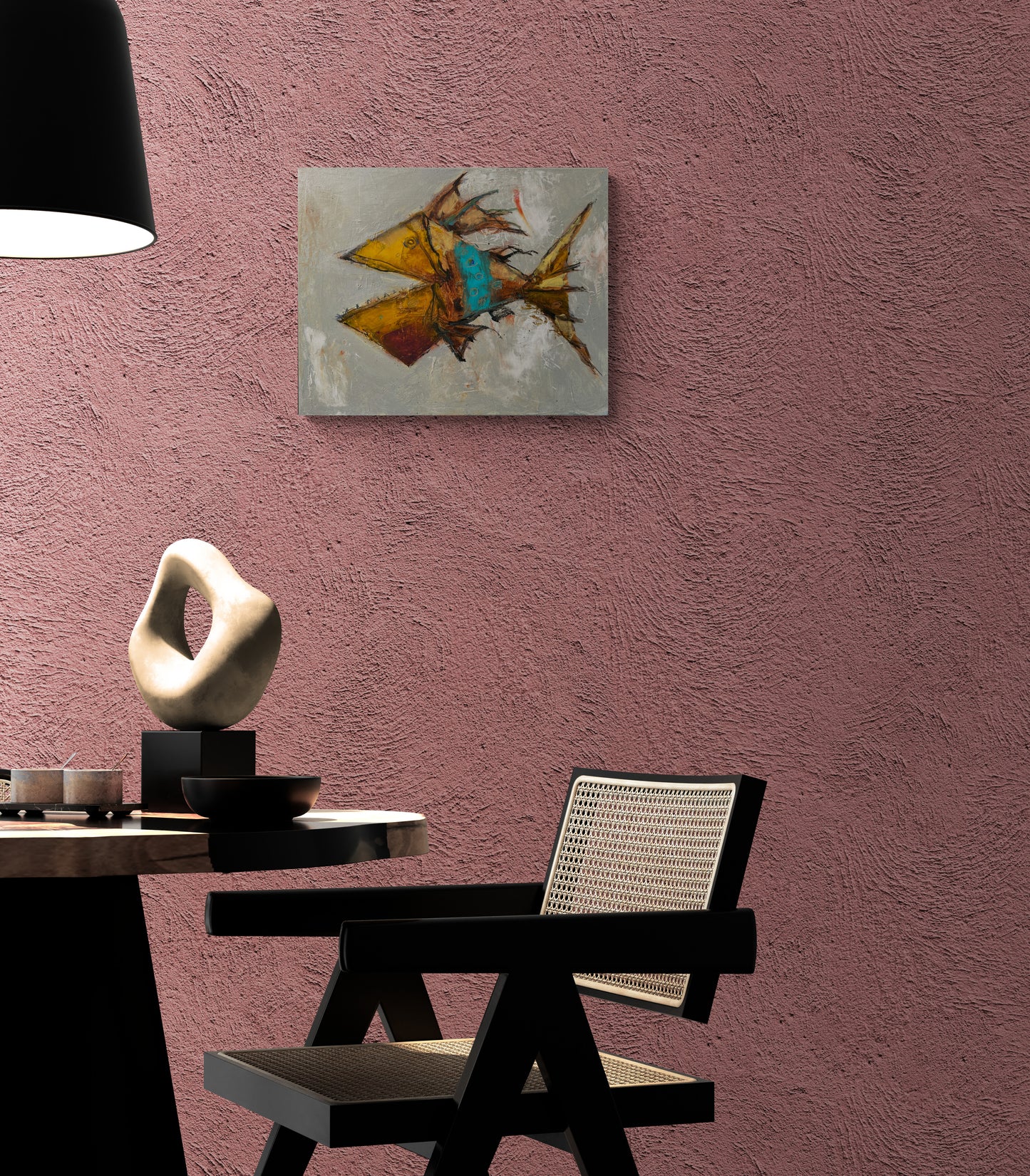 Friendly Killer Fish - Mutated Hybrid of a Piranha  [river fish] and Barrier reef predator, do not approach