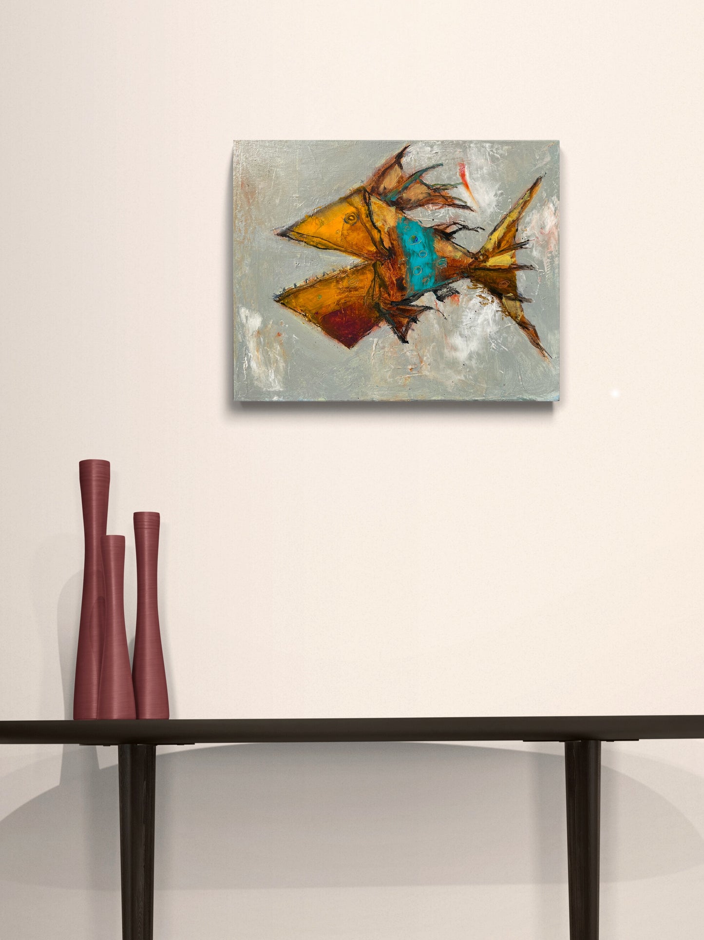 Friendly Killer Fish - Mutated Hybrid of a Piranha  [river fish] and Barrier reef predator, do not approach