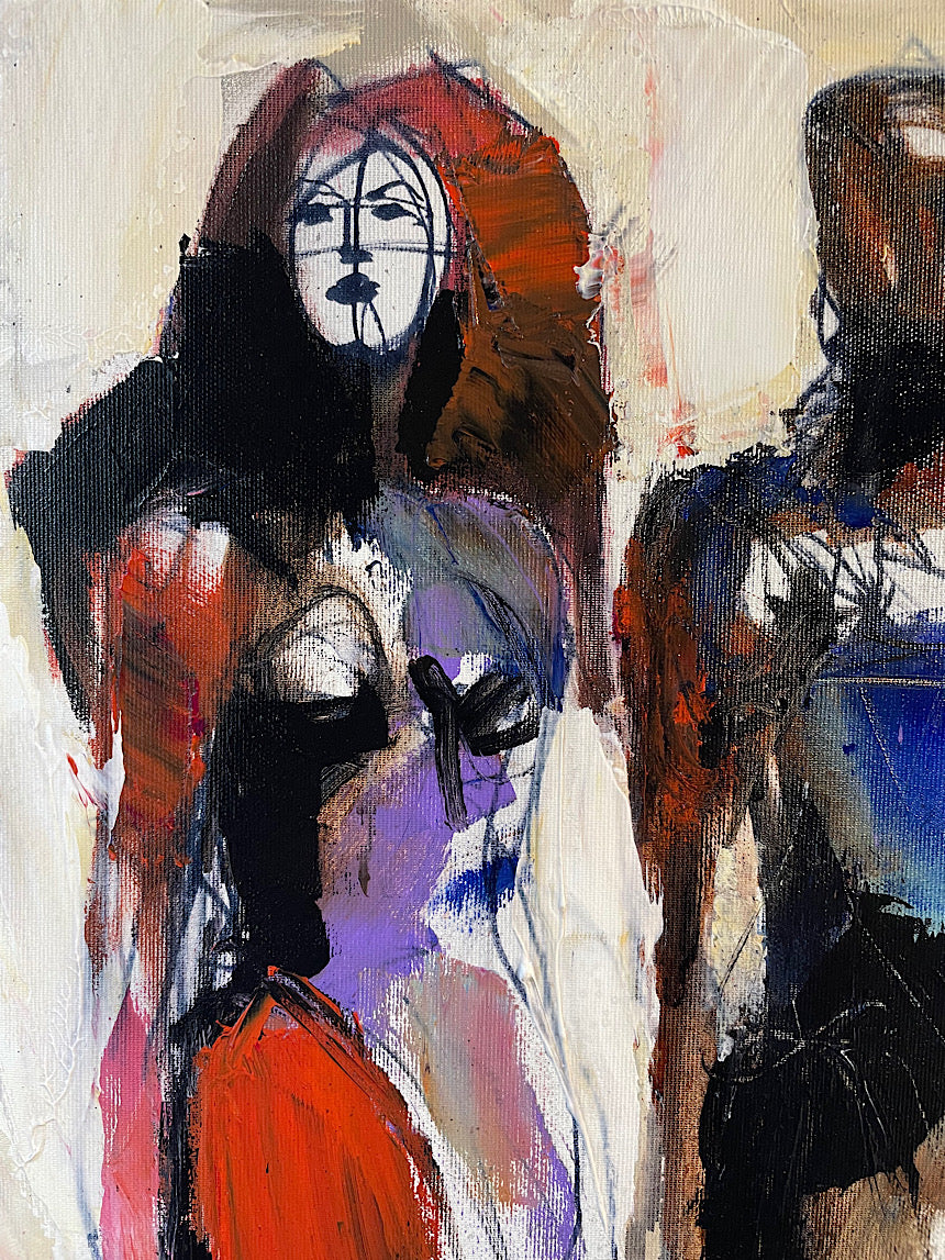 Nude figures 20 x 16 x 1.2’’