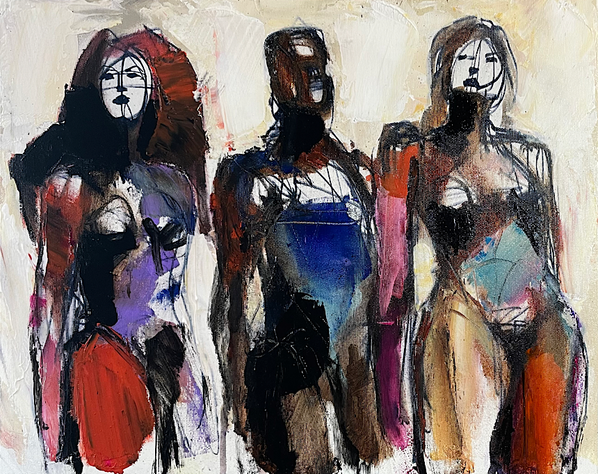 Nude figures 20 x 16 x 1.2’’
