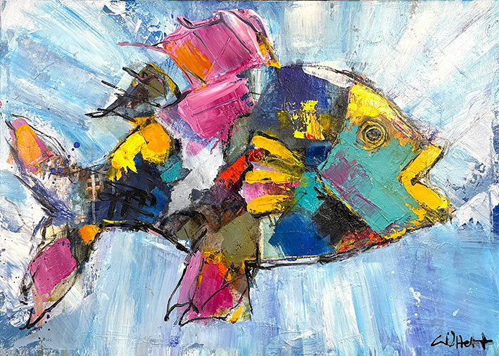 Coral Chaser / Australian Reef Barker  70 x 50 x 4.85 cm